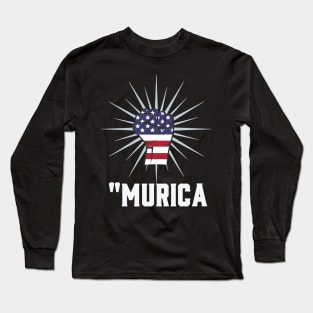 4th Of July: "Murica Shirt Long Sleeve T-Shirt